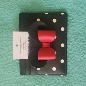 Kate Spade Disney Minnie Card Holder Brand New